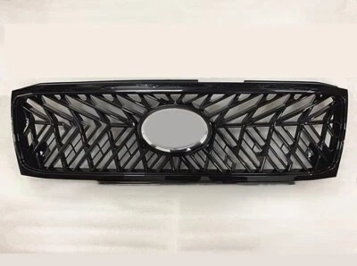 1x Reequipamiento Para Toyota Land Cruiser LC100 2006-2007 Parachoques Delantero Parrilla Negro Foto 1 de 4