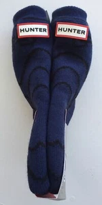 Hunter Kids Navy With White Fluffy Lining Slipper Socks Size UK 4-6 EU 21-23 Bn - Picture 1 of 8