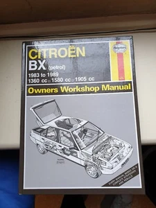 908 CITROEN BX 1983 - 1991 BENZINER HAYNES BETRIEBSWERKSTATTHANDBUCH - Bild 1 von 1