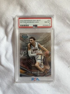 2022 Bowman Univ Best Victor Wembanyama #51 (RC) PSA 8 - Bild 1 von 2