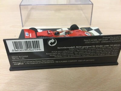 Minichamps Lotus 72 Ford Emerson Fittipaldi 1st win Watkins Glen 1970 1/43 - Immagine 1 di 3