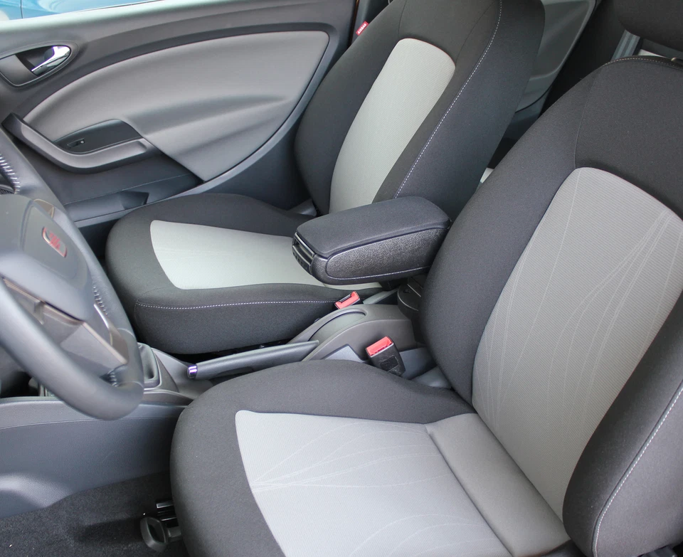 LP TRADE SEAT IBIZA 4 IV 6J (2008-2017) MITTELARMLEHNE PASSFORM ARMLEHNE TEXTIL SCHWARZ