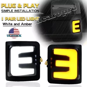 Switchback LED Side Mirror Signal Light For Ford F250 F350 F450 F550 Super Duty - Foto 1 di 12