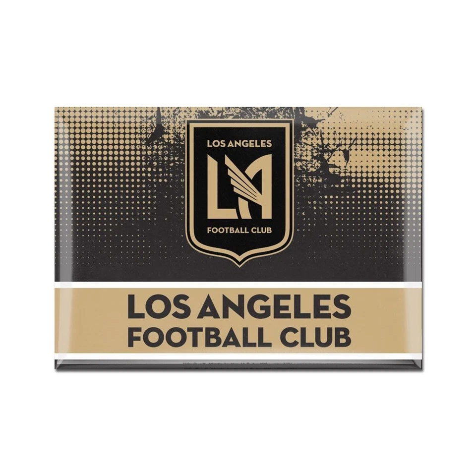 TWO (2) LOS ANGELES FC, 2.5" X 3.5" METAL MAGNETS FROM WINCRAFT - Image 1 of 1