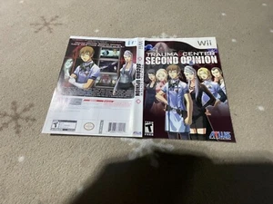 Original Cover Art Only - Wii - Trauma Center: Second Opinion - Picture 1 of 1