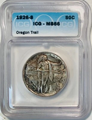 1926S ICG MS66 Oregon Trail Half Dollar 50C - Image 1 of 2