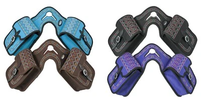 Western Saddle Horn Bag - 1200 Denier - 4 Colors - Embroidered Navajo Prints - Image 1 of 4