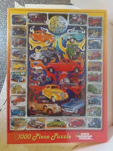 2007 White Mountain Puzzles 1000 piece Hot Rods Street brand new factory sealed - Picture 1 of 5