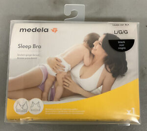 Medela Nursing Sleep Bra BLACK LARGE