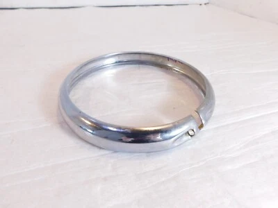 Anillo de ajuste de faros delanteros cromado Harley Davidson Dyna FXR Softail & Sportster Foto 1 de 4