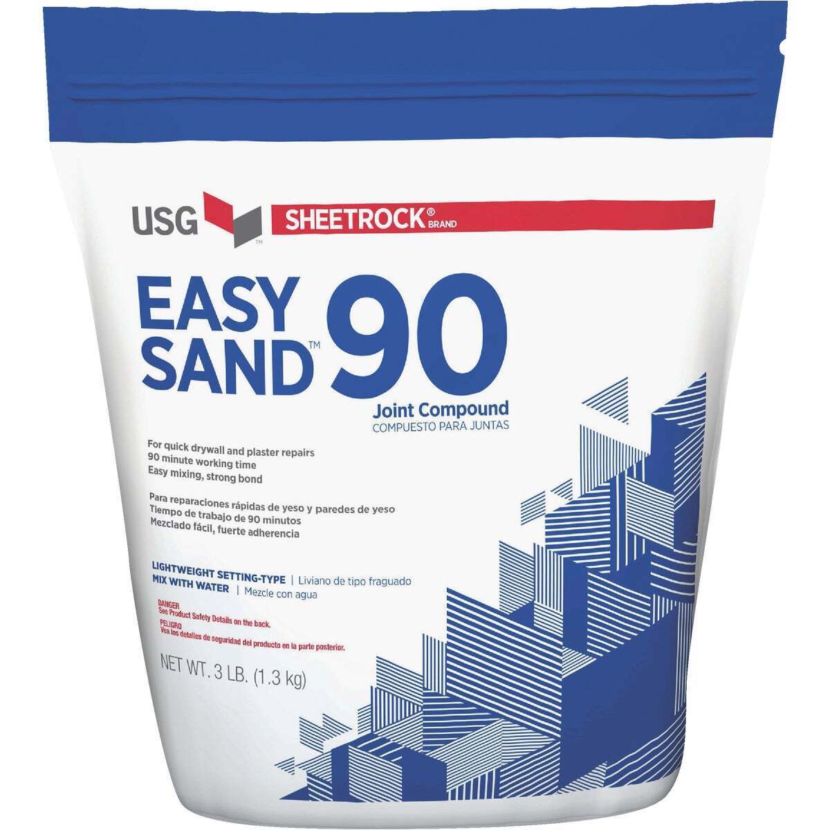 Sheetrock Easy Sand 90 Lightweight Setting Type 3 Lb. Drywall Joint Compound