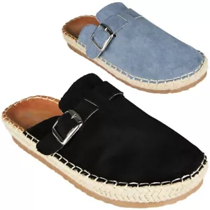 Mocasines Zapatos Mules Damas Acolchados Cómodos Sin Cordones Playa Verano Mujeres Tallas - Imagen 1 de 10