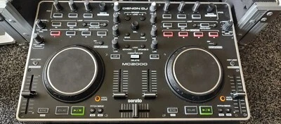 Denon DJ MC2000 Controller Good Condition 2-Channel Modified + Case - Image 1 of 4
