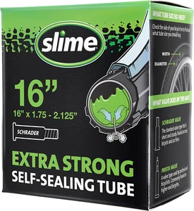 Sli me Extra Strong Self-Sealing Bicycle Tube Schrader 26" x 1.75-2.125" Bike In - Picture 1 of 11
