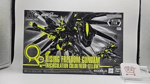 BANDAI HG 1/144 Rising Freedom Gundam Recirculation Neon Yellow Limited Item - Picture 1 of 9