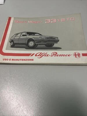 Libretto Uso E Manutenzione Alfa Romeo 33 SW 1.8 TD - Immagine 1 di 4