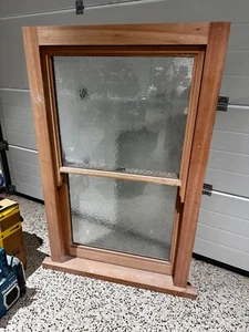 DOUBLE HUNG VIC ASH TIMBER WINDOW - Picture 1 of 1