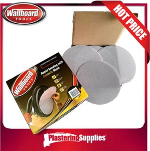 Wallboard Ceramic Super Mesh 220 Grit 225mm 25 Pack Power Sander Pads SMC-220 - Picture 1 of 3