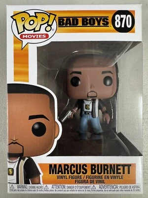 Marcus Burnett 870 ~ Bad Boys ~ Funko Pop Vinyl ~ Martin Lawrence + PROTECTOR - Image 1 of 4