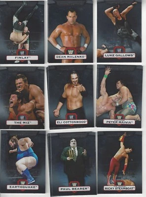 2010 Topps Platinum WWE base cards RCs refractors inserts pick your card - Image 1 of 4