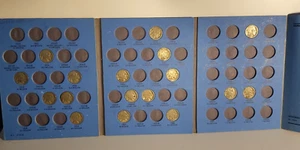 Lotto nichel collezione Buffalo Nickels 1913-1938 in album Whitman 17 monete - Foto 1 di 5