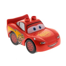 1x Lego Duplo Vehicle Red Disney Pixar Cars Lightning McQueen 88765pb01 crs049