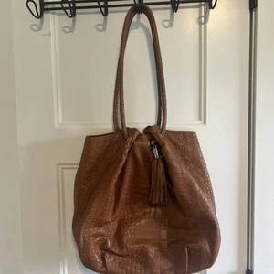 Vintage Michael Kors Tasche Cognac Camel Hellbraun Quaste - Bild 1 von 10