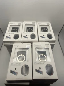 LOT OF 50-Genuine AAUXX iRing Premium Mount Grip / Holder and Kickstand, BLACK - Picture 1 of 8