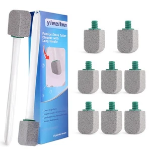 Pumice Stone Toilet Cleaner with Long Handle Pumice Stone Toilet Bowl Cleaner... - Picture 1 of 7