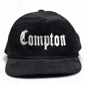 SELTEN Compton Los Angeles Kalifornien Gangster Rap Hip-Hop Cord Seil Hut Vintage - Bild 1 von 13