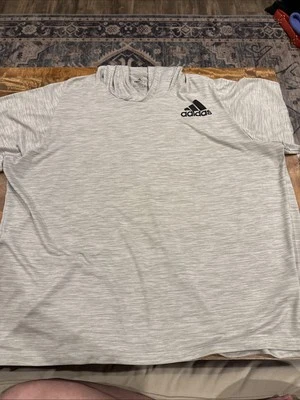 Adidas Free lift Climalite  Short Sleeve Hoodie Sz XXL - Image 1 of 4