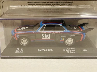 BMW 3.5 CSL 24h Le Mans 1976 Grohs Posey Fierlant - Modellino 1:43 Altaya IXO - Immagine 1 di 3