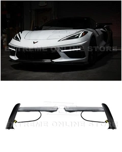 Para Corvette C8 20-Up FLASH DE CARBONO LED DRL Secuencial Barra de Luz Bisel Inserto - Imagen 1 de 24