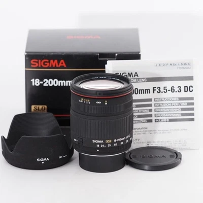 SIGMA DC 18-200mm f/3.5-6.3 Zoom Lens for Pentax [Near Mint] #12492 - Image 1 of 4