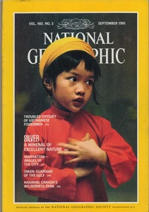 NATIONAL GEOGRAPHIC-1981-VIETNAMESE FISHERMEN+SILVER+MANHATTAN NEW YORK+OMAN - Picture 1 of 1