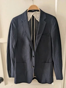 Giacca cappotto sportivo in maglia marina Todd Snyder 36 R due bottoni - Foto 1 di 7
