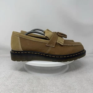 Dr. Martens Adrian Tassel Loafer Tumbled Nubuck Leather Cork Insole Men’s Sz 11 - Picture 1 of 9