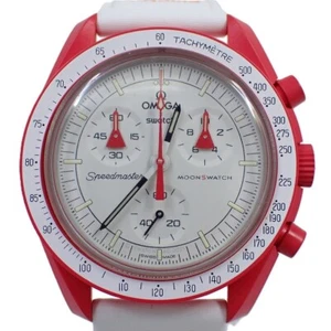 Swatch x Omega Moonswatch Mission to Mars Speedmaster S033R100 funktionstüchtig - Bild 1 von 9