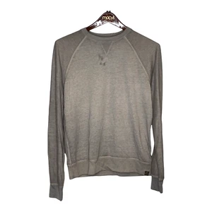 Lucky Brand Mens Sweatshirt Size M Medium Venice Burnout Grey - Picture 1 of 9