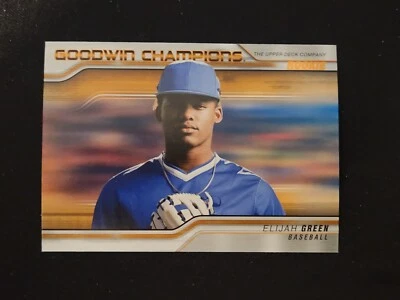 2023 Upper Deck Goodwin Champions #79 Elijah Green Rookie Orange Parallel  - Image 1 of 2