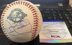 Cecil Fielder Autographed Signed 100th Anniversary Yankees Baseball PSA/DNA - Picture 1 of 2