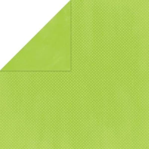 BoBunny Double Dot - Kiwi - 12x12" d/sided scrapbooking paper - Picture 1 of 1
