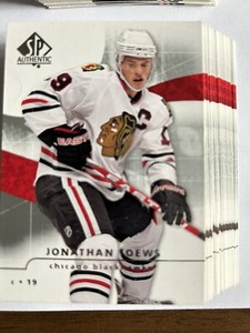 JONATHAN TOEWS 2008/09 SP Authentic BLACKHAWKS CHICAGO FHOF!