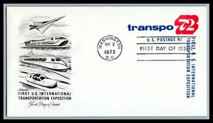 US FDC # U565 8c Transpo 72 Artmaster 1971, 9g816 - Picture 1 of 1
