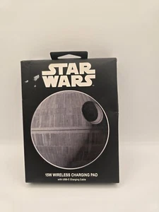 NEW Star Wars Deathstar Wireless Phone Charger Pad Apple Android - Free ShipN! - Picture 1 of 2