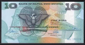 Papúa Nueva Guinea, Banco de Papúa Nueva Guinea, 10 kina, (1998), Serie NDL, UNC - Imagen 1 de 2