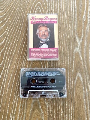 Kenny Rogers 20 Great Hits Cassette Tape 1989 Highland Records - Image 1 of 4