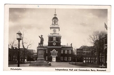 #1044 Independence Hall Liberty 1956 FDC - Lutz Postcard - Image 1 of 2