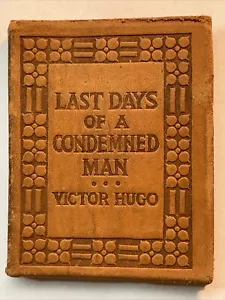 Kleine Lederbibliothek LETZTE TAGE EINES KOMMANDIERTEN MANNES von V. HUGO Echtleder - Bild 1 von 7