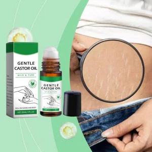 30ml Organic Castor Oil,100%Pure Cold Pressed Castor Oil Roller SALE R9H0 - Picture 1 of 17